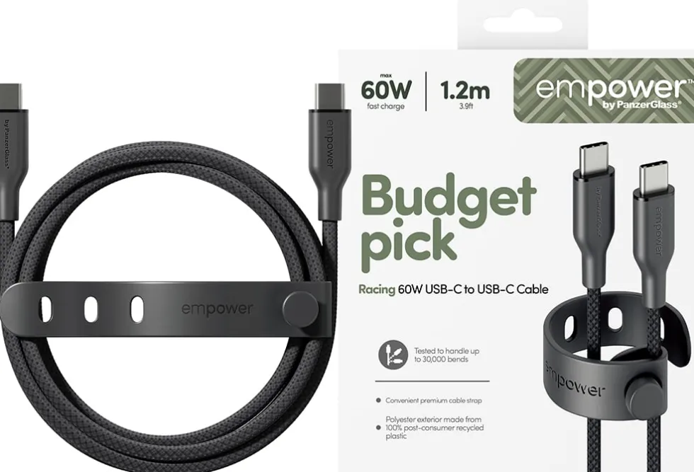 empower by PanzerGlass Racing - USB-kabel - USB-C (hane) till