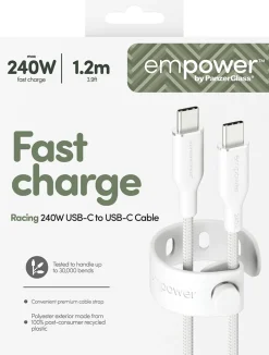 empower by PanzerGlass - USB-kabel - USB-C (hane) till USB-C