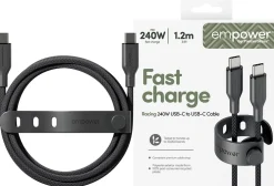 empower by PanzerGlass - USB-kabel - USB-C (hane) till USB-C