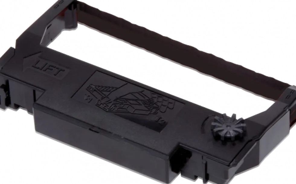 Epson ERC 38BR - 1 - svart, röd - färgband