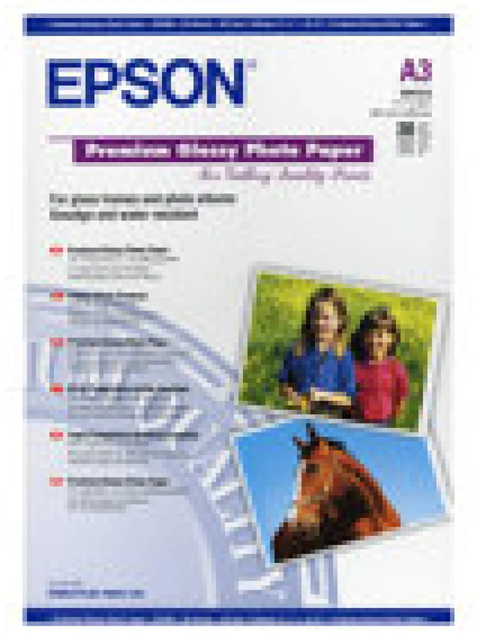 Epson Premium - Blank - A3 (297 x 420 mm) - 255 g/m² - 20 ark