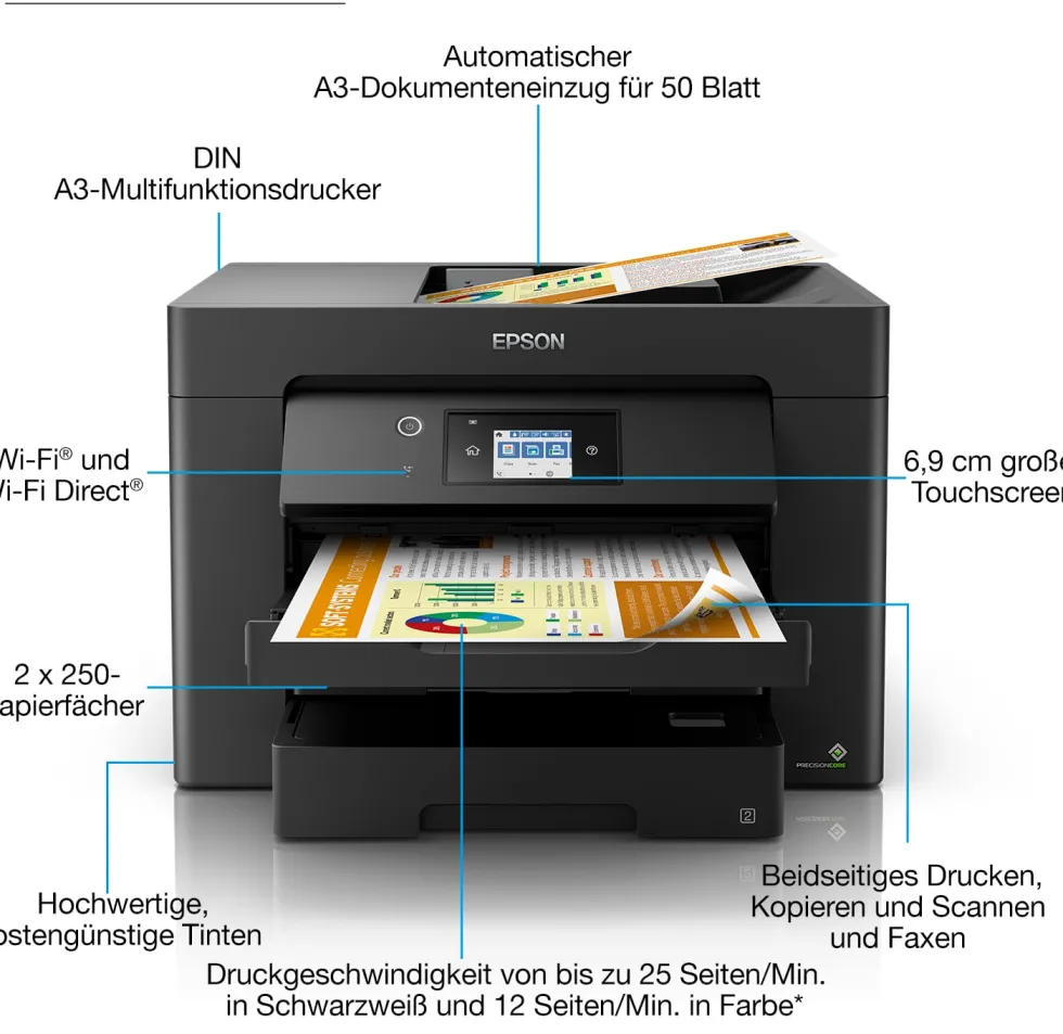Epson WorkForce WF-7830DTWF A3