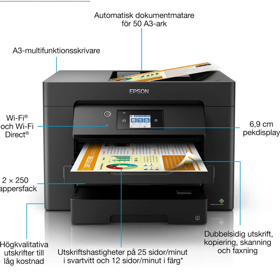 Epson WorkForce WF-7830DTWF A3