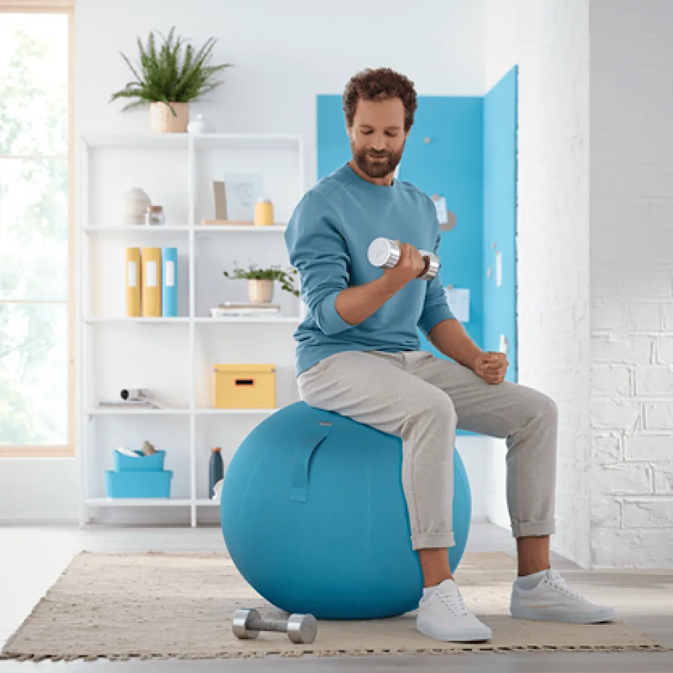 Ergo Sittboll Leitz Cosy blå