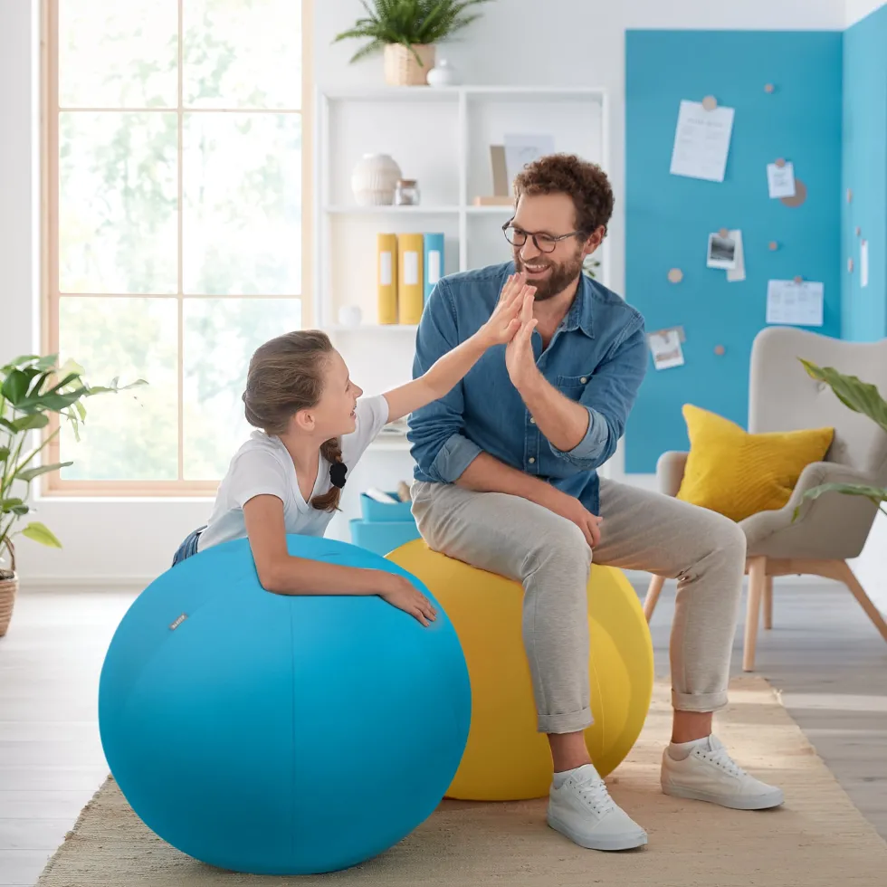 Ergo Sittboll Leitz Cosy blå