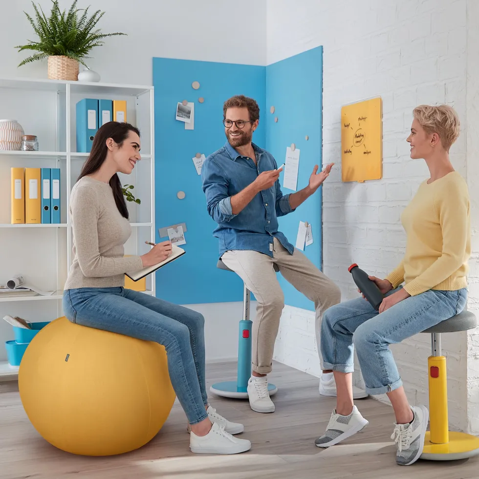 Ergo Sittboll Leitz Cosy blå