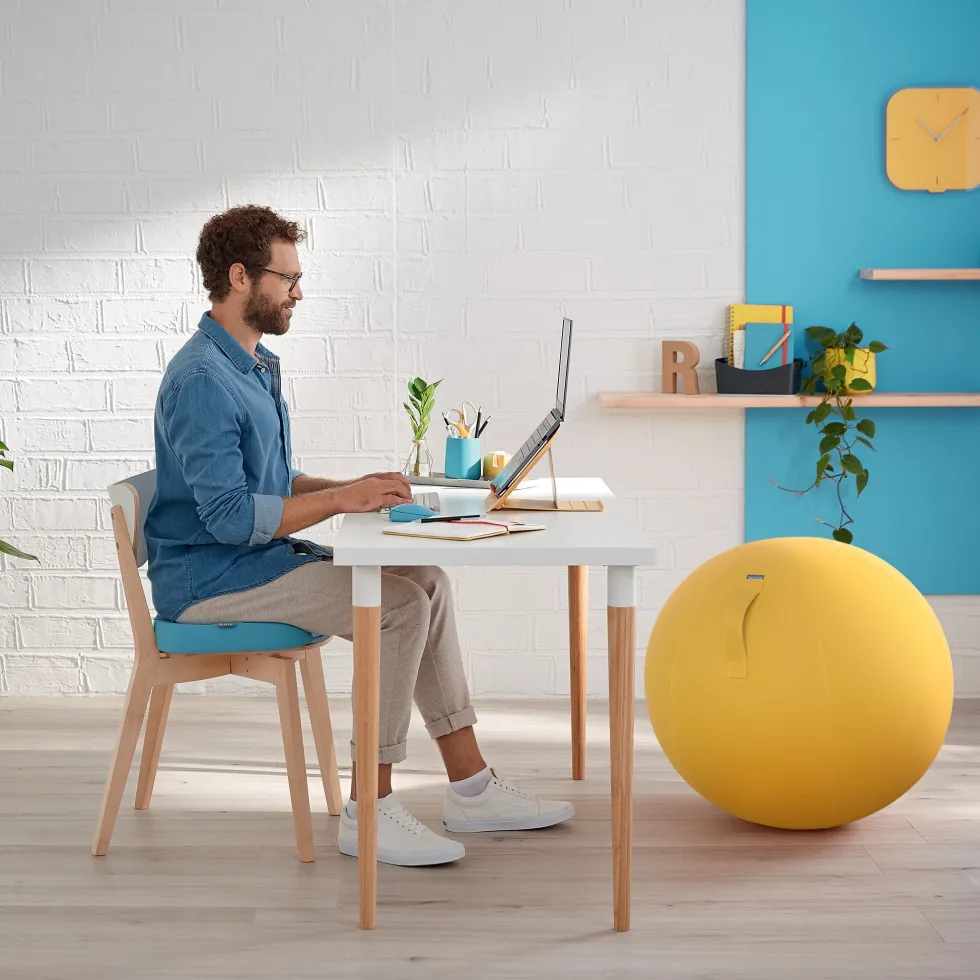 Ergo Sittkudde Leitz Cosy blå