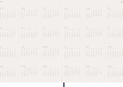 Essential Planner Weekly Vertical XXL Sapphire Blue 2027