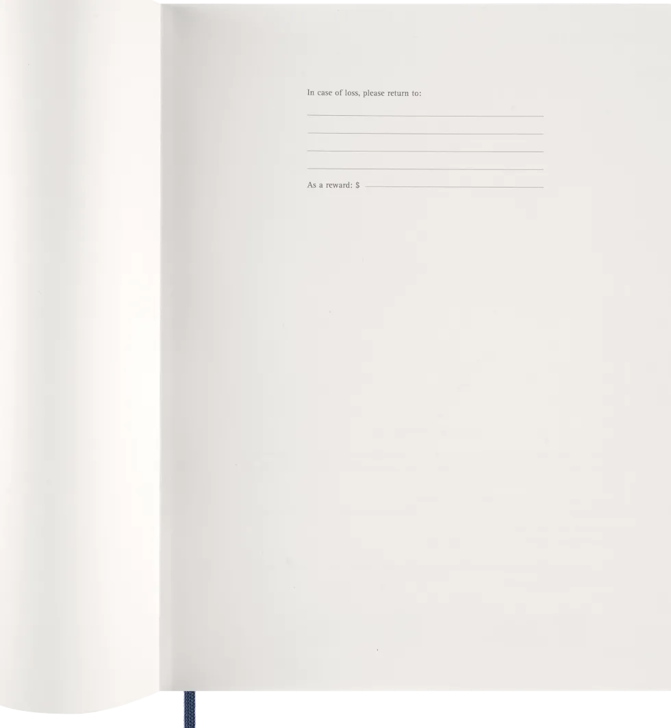 Essential Planner Weekly Vertical XXL Sapphire Blue 2027