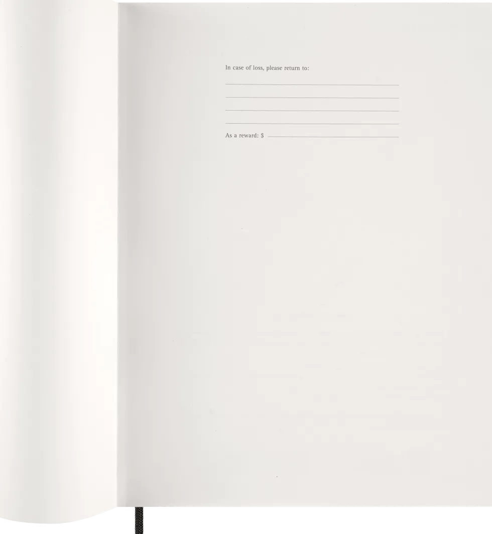 Essential Planner Weekly Vertical XXL Svart 2027