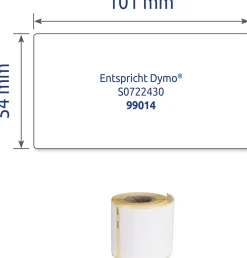 Etikett AVERY på rulle 101x54mm 220/fp