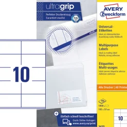 Etikett AVERY 105x57mm 1000/fp