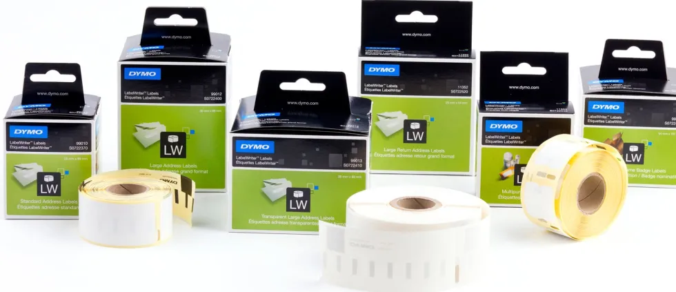 Etiketter Dymo LW Hängmapp, 50x12mm, 220/fp