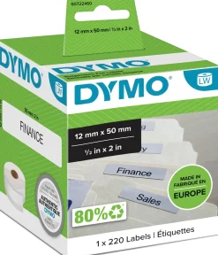 Etiketter Dymo LW Hängmapp, 50x12mm, 220/fp