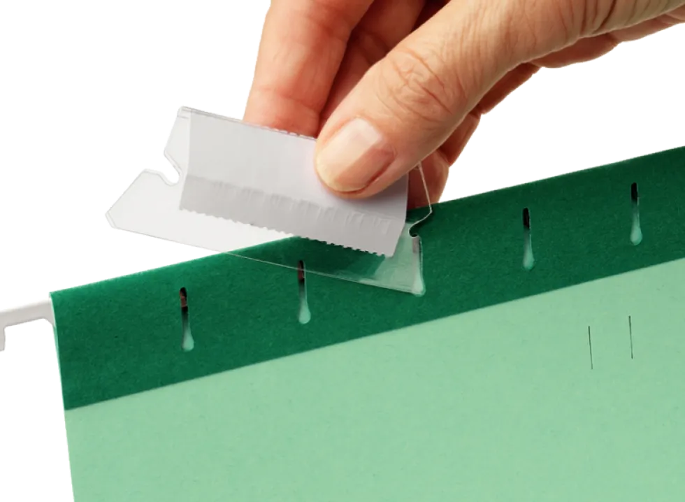 Etiketthållare till Pendaflex/Easyview 5cm(25)