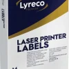 Etikett LYRECO 63,5x38,1mm 5250/fp
