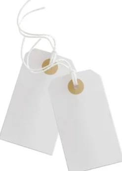 Etikett Manilla Tags 9x5cm vit 10/fp
