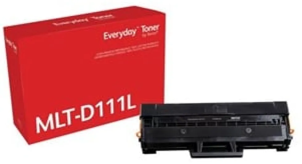 EVERYDAY Black Toner replaces Samsung MLT-D111L, High Capaci