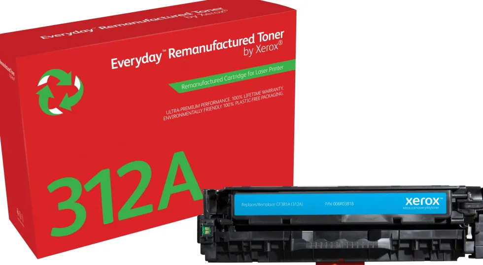 EVERYDAY Cyan Toner Remanufactured 312A, Standard Capacity