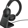 Evolve2 65 headset black MS, Link 380 BT adapter USB-C, Evolve2