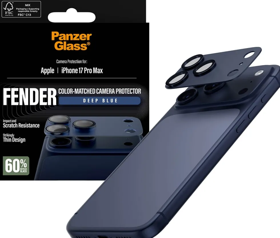 FENDER Camera Protector Deep Blue iPhone 17 Pro Max