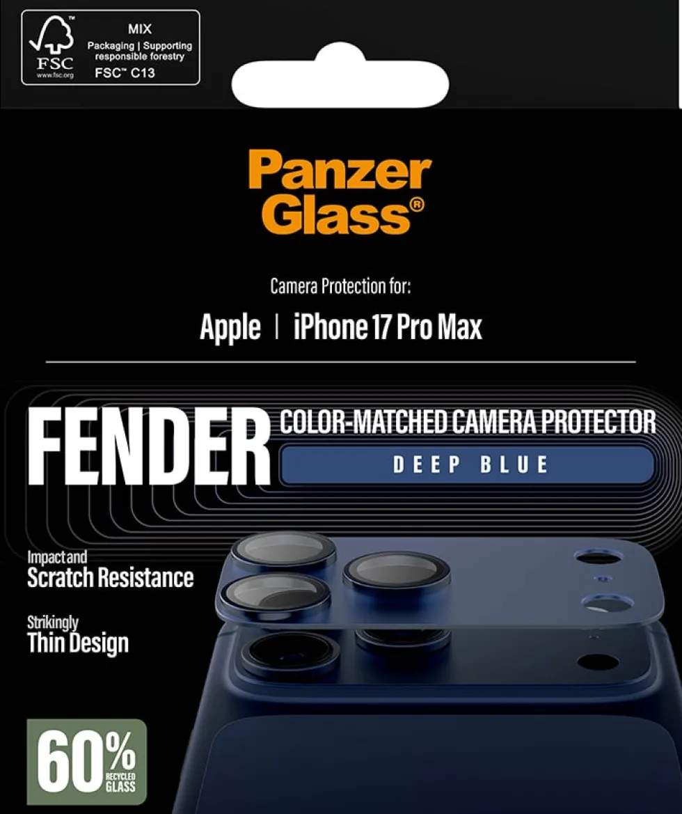 FENDER Camera Protector Deep Blue iPhone 17 Pro Max