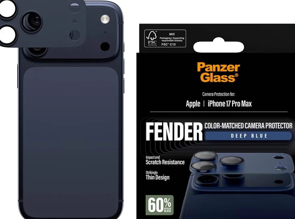 FENDER Camera Protector Deep Blue iPhone 17 Pro Max