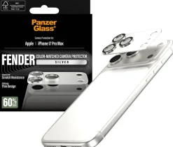 FENDER Camera Protector Silver iPhone 17 Pro Max