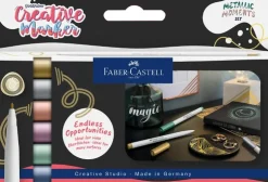 Fiberpenna FABER CASTELL Metallics 6/fp