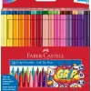 Fiberpenna FABER neon och pastell 30/fp