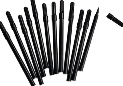 Fiberpenna fine svarta 12/fp