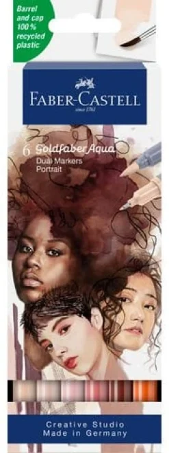 Fiberpenna Goldfaber Aqua Dual hud 6/fp