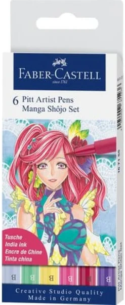 Fiberpenna Pitt Artist Brush Shôjo 6/fp