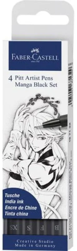 Fiberpenna Pitt Artist Manga Black 4/fp
