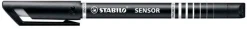 Fiberpenna STABILO Sensor Svart, 0,3mm, 10st
