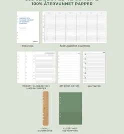 Filofax Eco Essential A5 Systemkalender Ebenholts