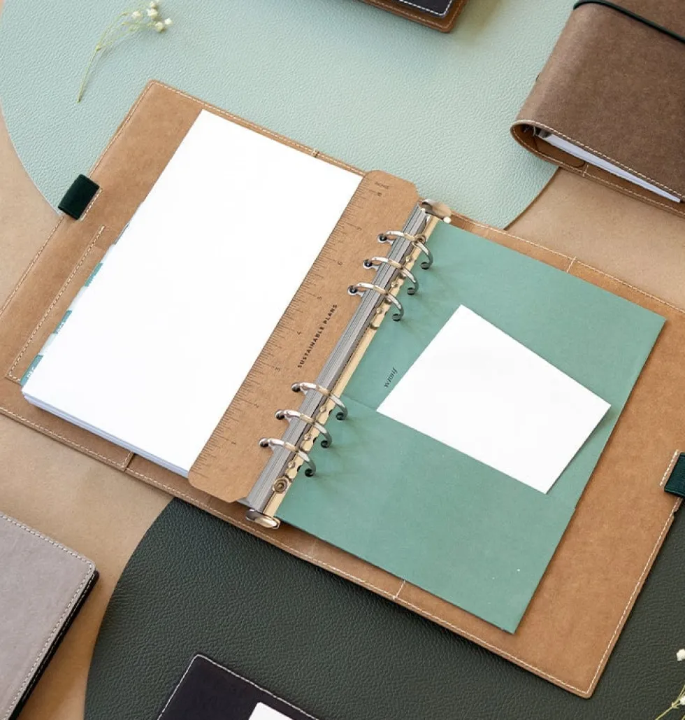 Filofax Eco Essential A5 Systemkalender Ebenholts