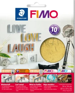 Fimo Acces Leaf Metal Guld