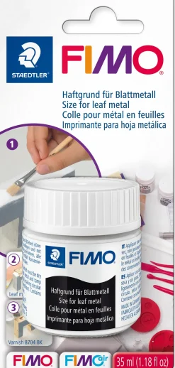 Fimo Acc. 35Ml Lim T/ Leaf Metal/Bk