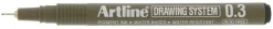 Fineliner ARTLINE EK233 0,3mm svart
