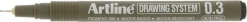 Fineliner ARTLINE EK233 0,3mm svart