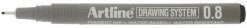 Fineliner ARTLINE EK238 0,8mm svart