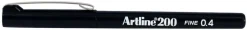 Fineliner Artline 200 Fine 0.4 svart