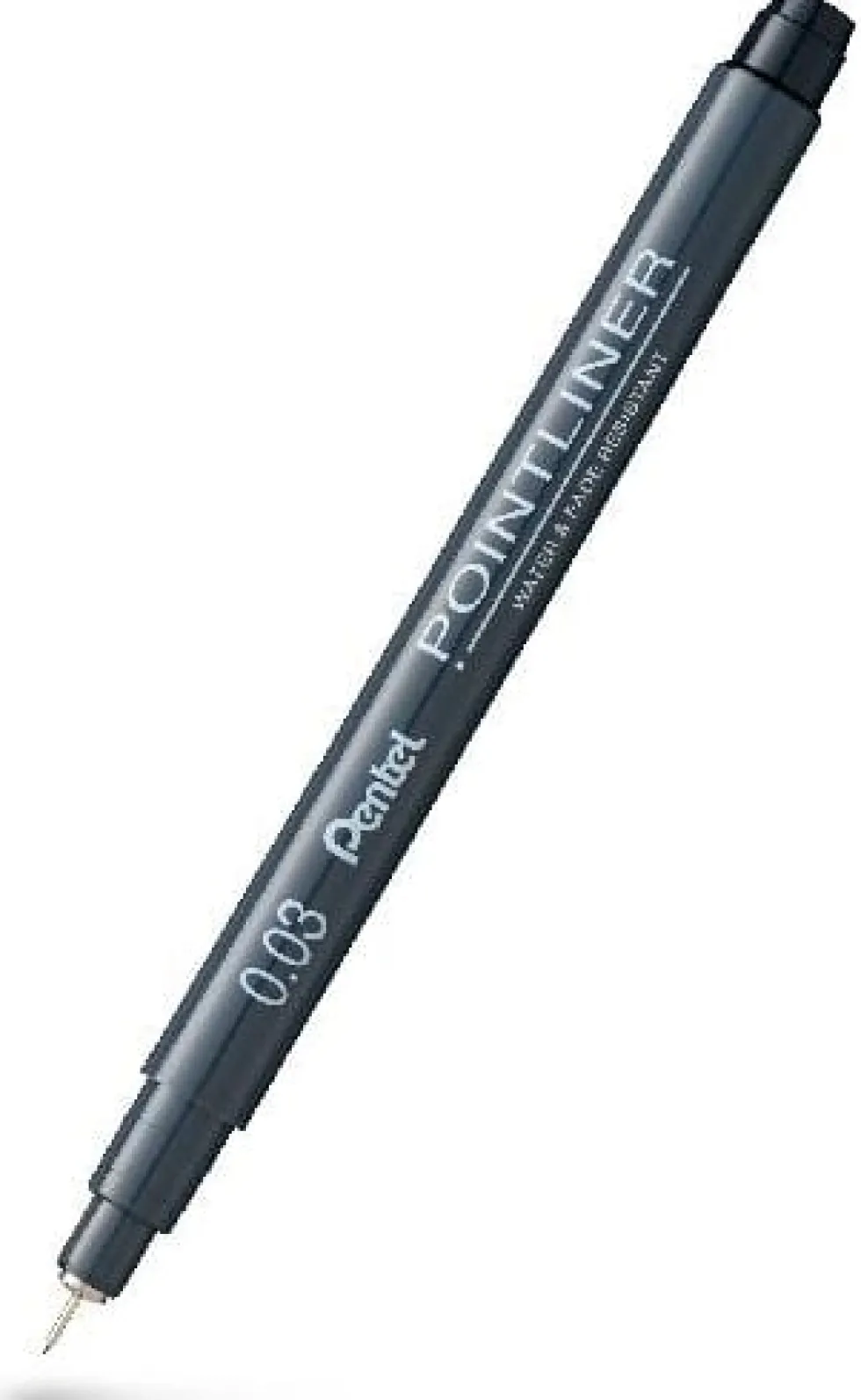 Fineliner PENTEL Pointliner 0,03mm svart