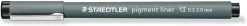 Fineliner pigment liner 0,3-2mm skuren svart