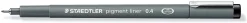 Fineliner pigment liner 0,4mm svart