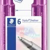 Fineliner Triplus 0,3 mm Pastel line, 6 st. i plastetui (6)