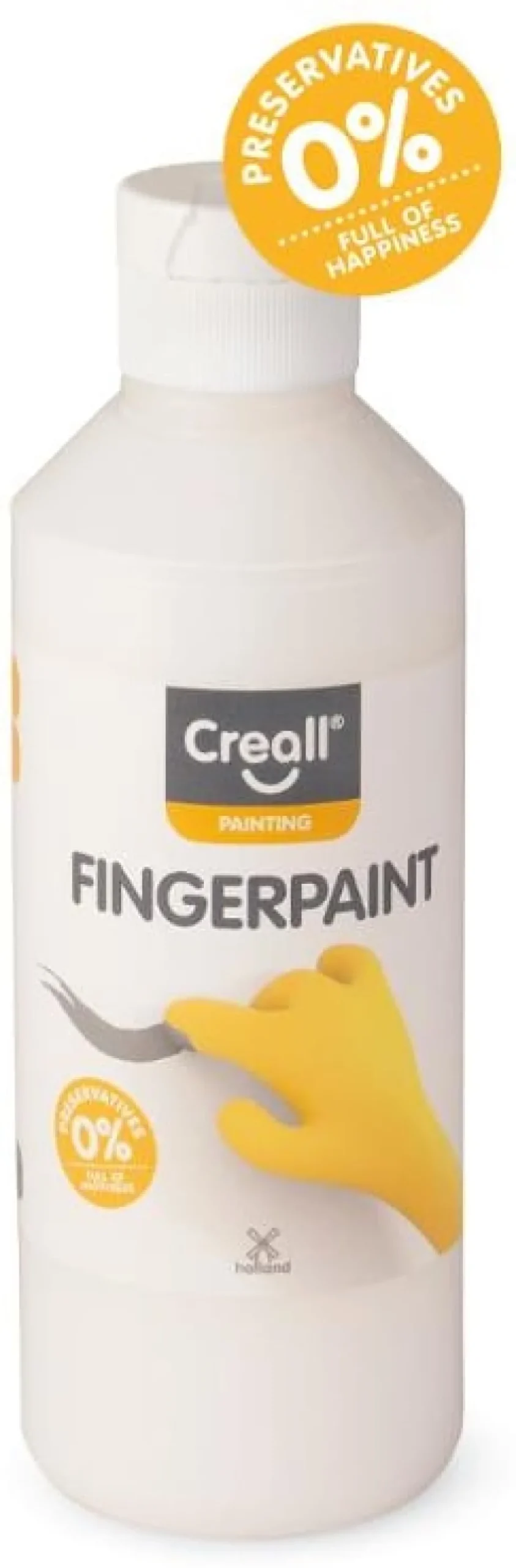 Fingerfärg CREALL 250ml vit