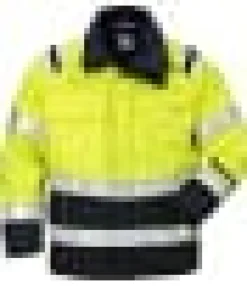 Flam Vinterjacka Varsel Gul/Marin 3XL