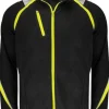 Fleecejacka PROJOB 2328 svart/gul XS